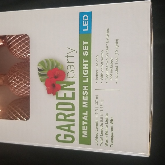 Pineapple Metal Mesh String Lights1.0EA - Picture 3 of 7